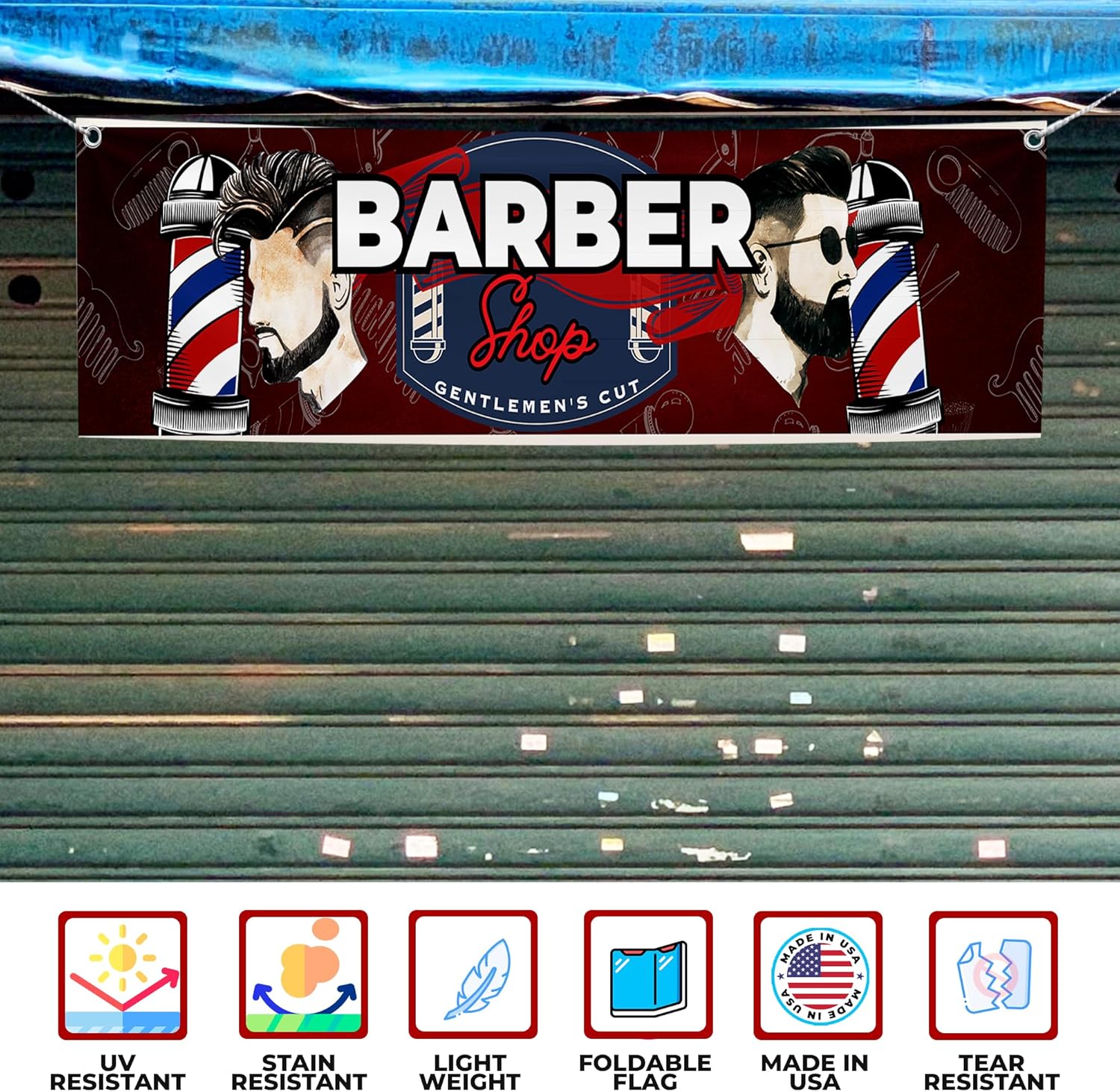 Barber Shop Large Banner