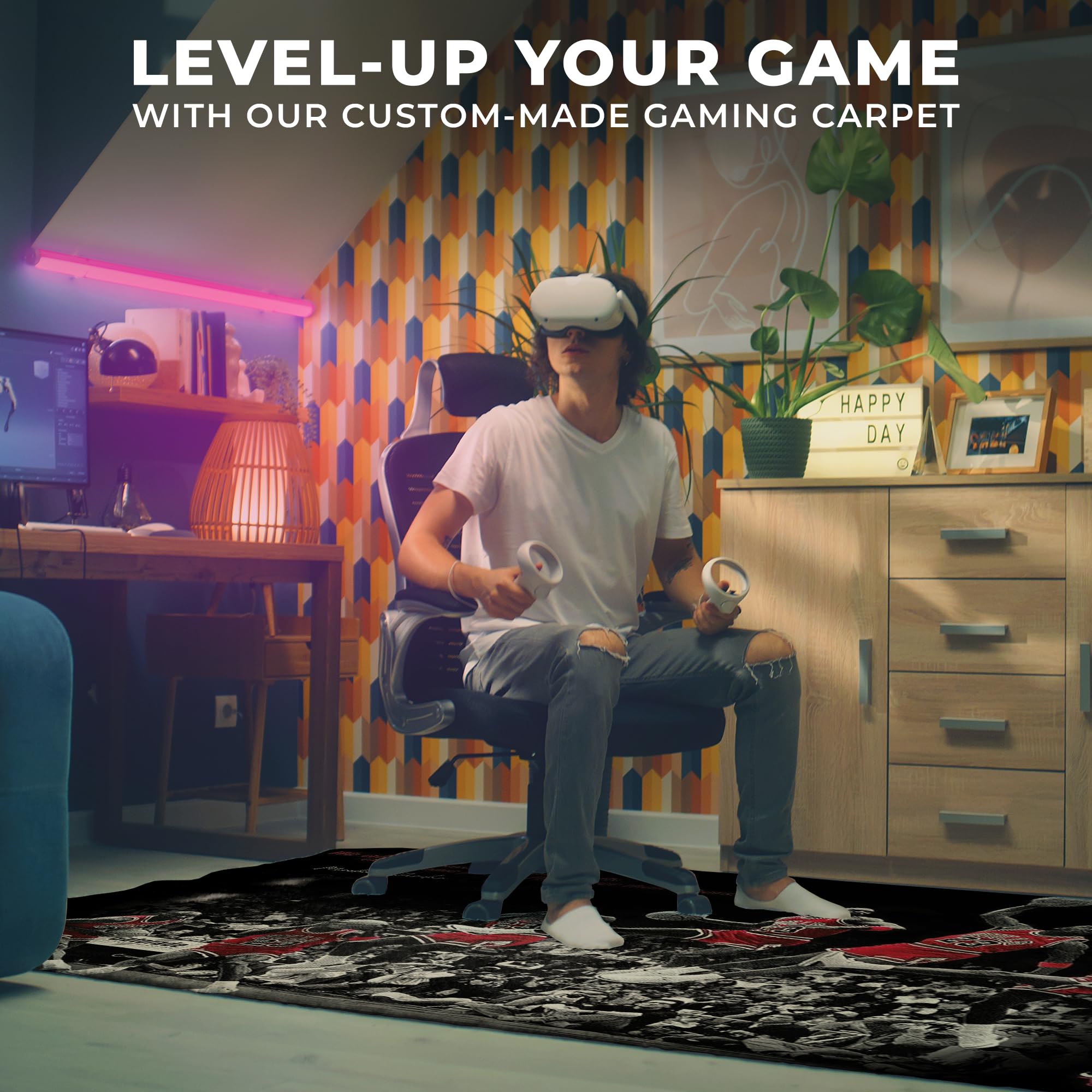 Michael Jordan Bulls Decor Rug- 62x40 inches