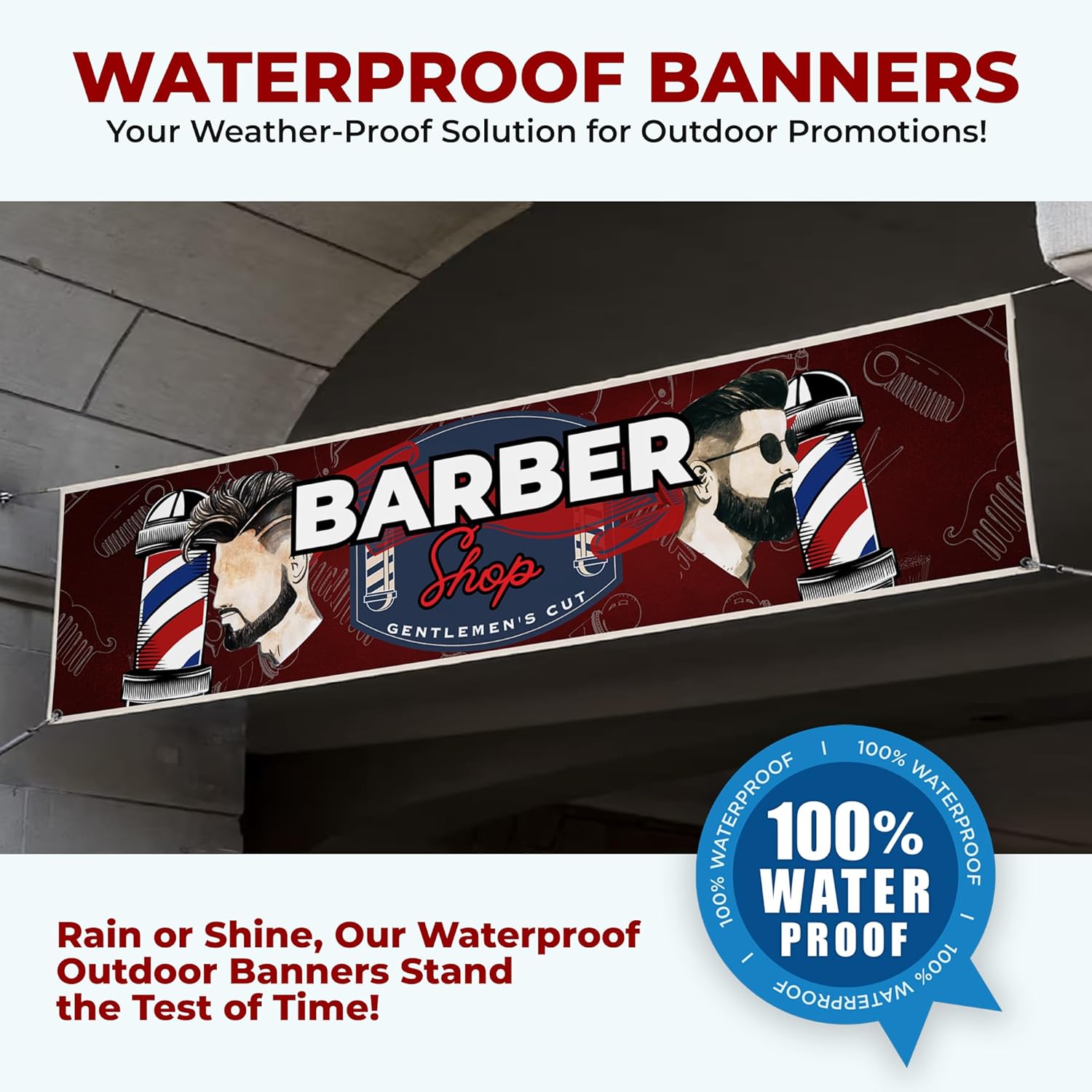 Barber Shop Large Banner