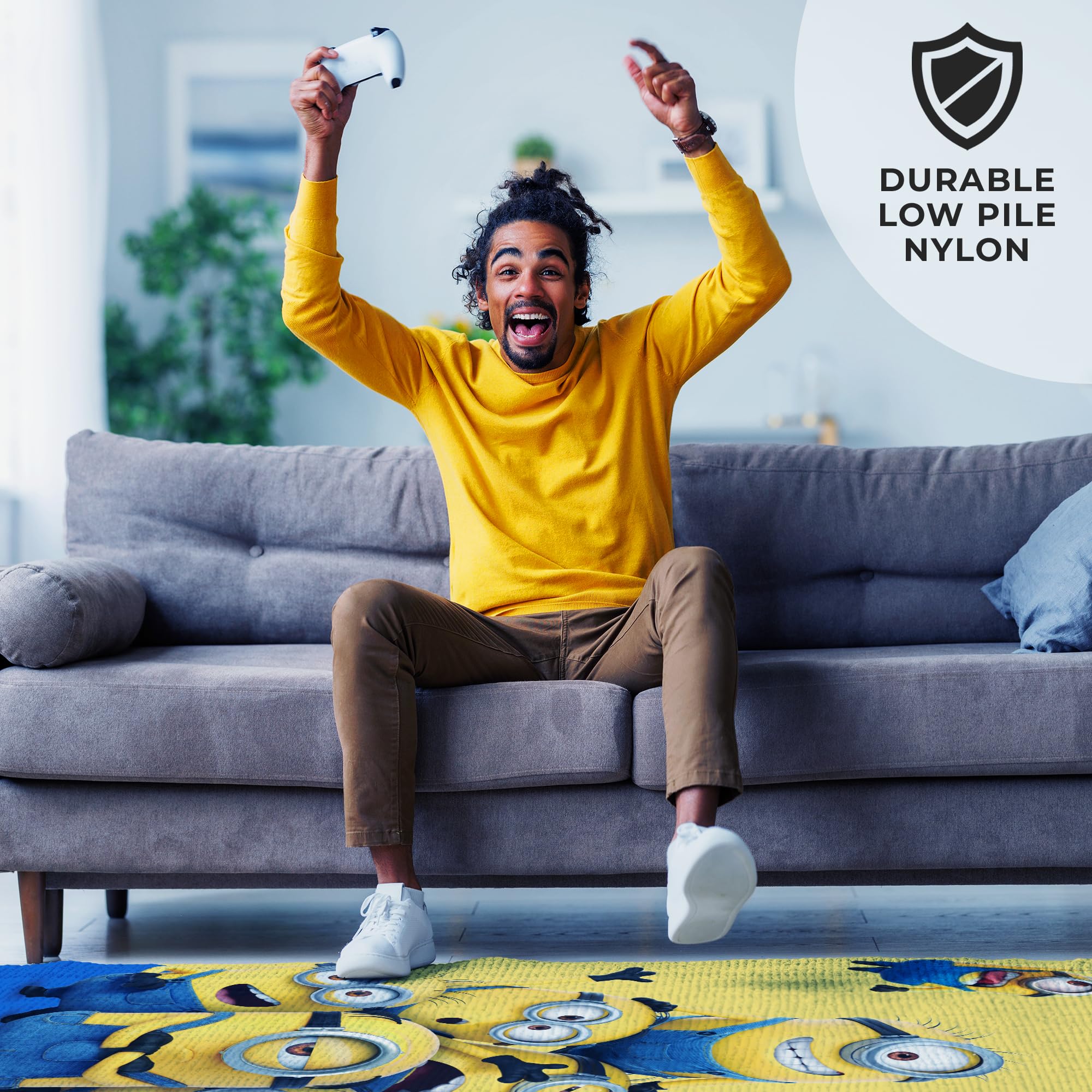 Minions Inspired Decor Rug- 62x40 inches