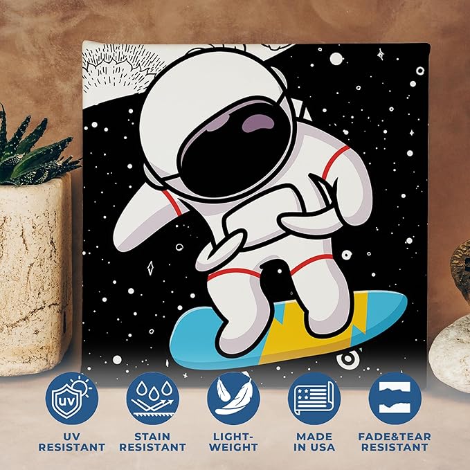 Outer Space Wall Canvas Set of 1