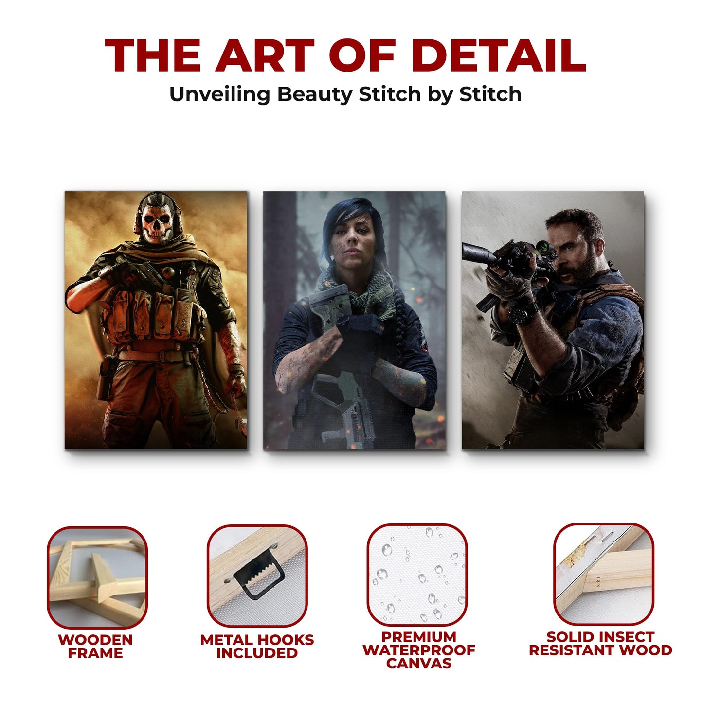 Call Of Duty Wall Canvas Set of 1