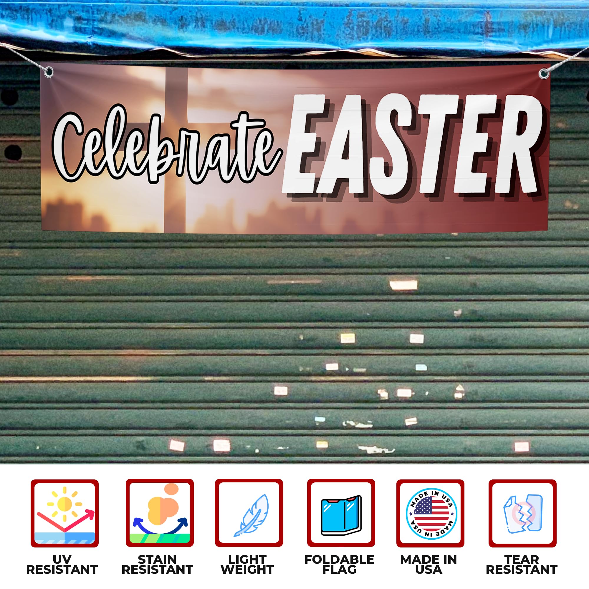 Celebrate Easter Large Banner