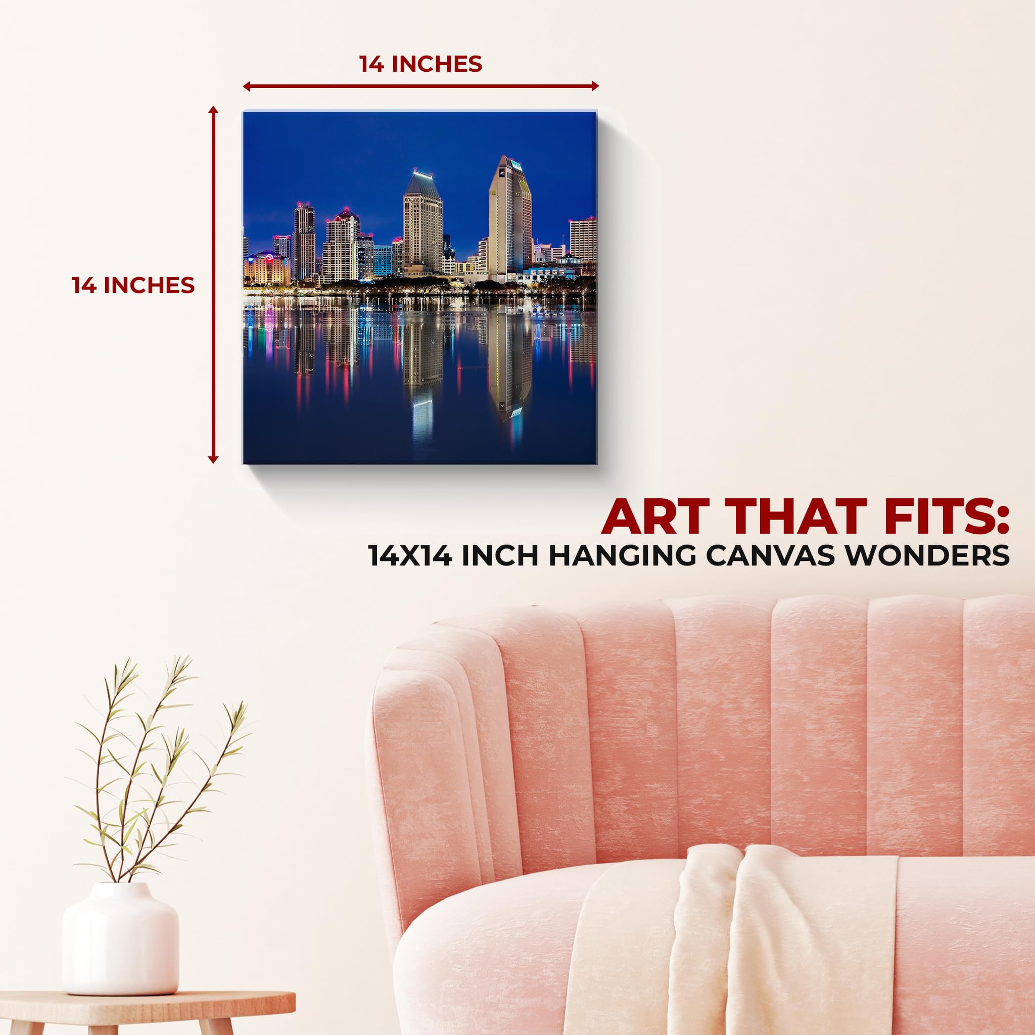 San Diego Wall Canvas Set of 1