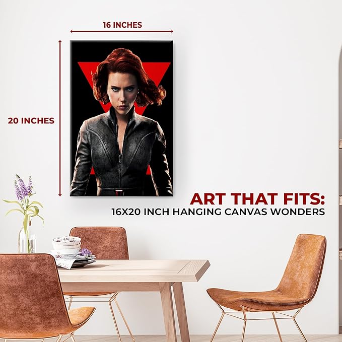 Black Widow Wall Canvas