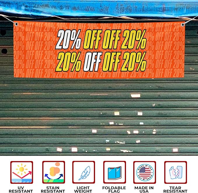 20% Off Large Banner