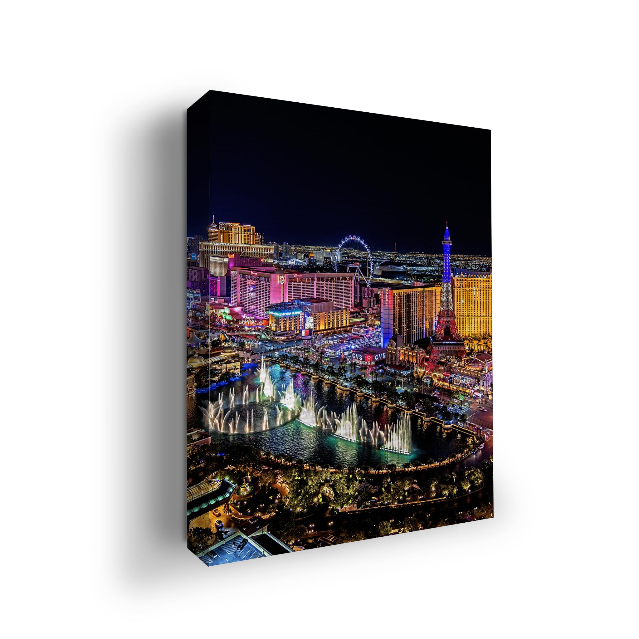 Las Vegas Wall Canvas Set of 1