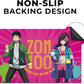 Zoom 100 Gaming Rug - 62x40 inches, Playful Design, Durable Construction