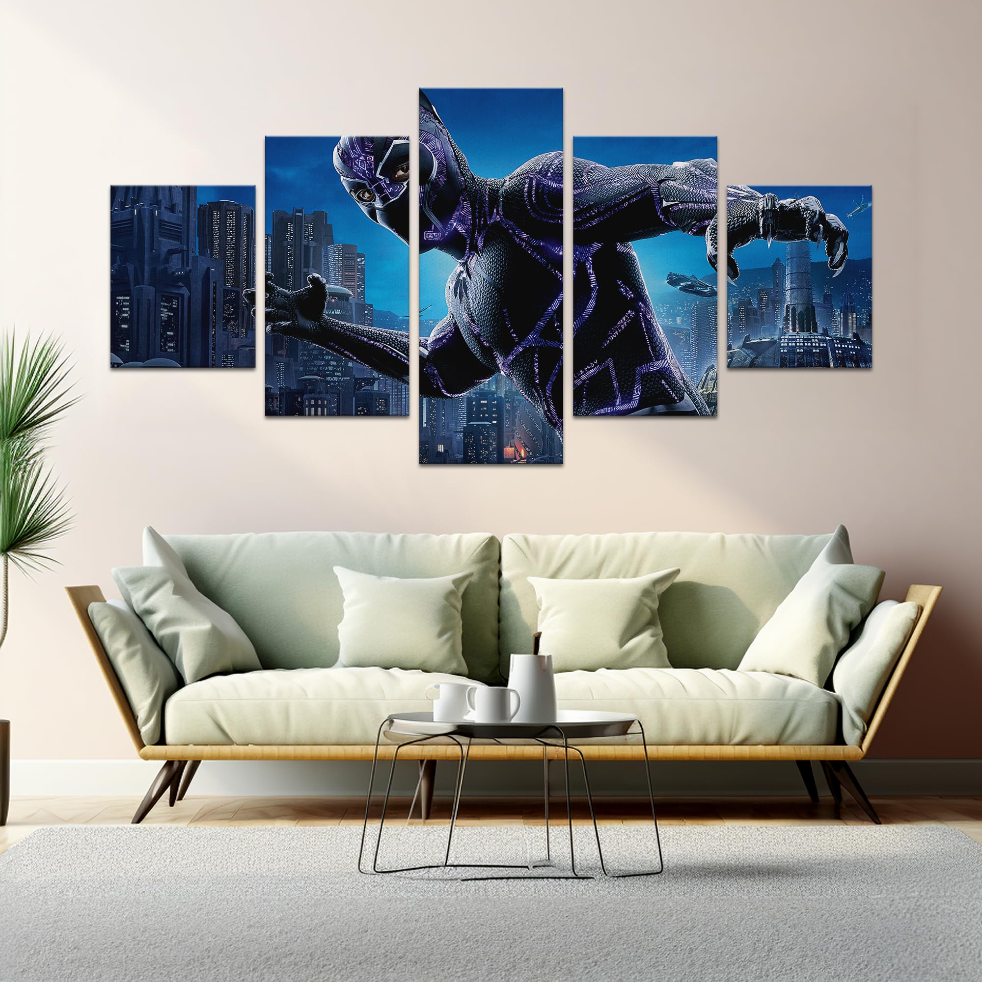 Black Panther Wall Canvas