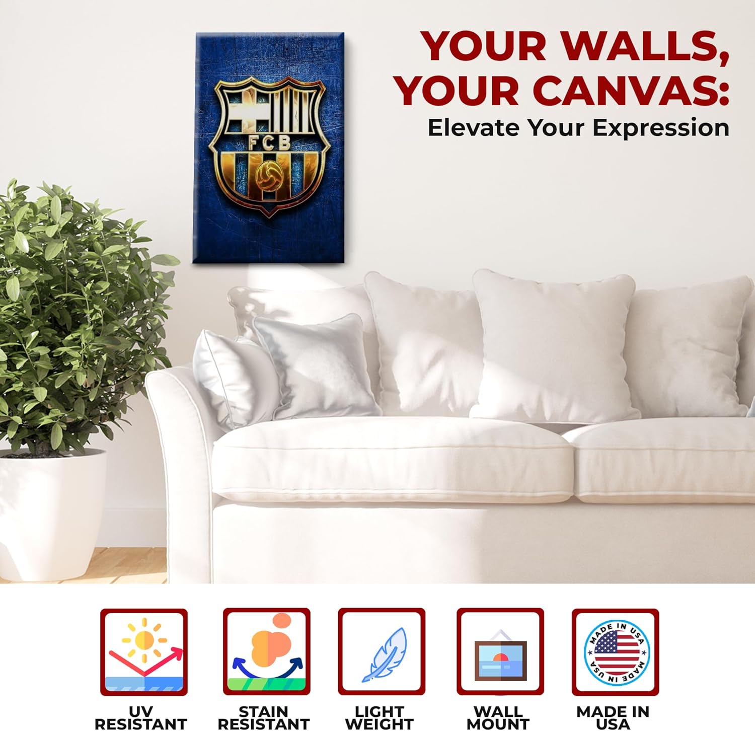 Barcelona Wall Canvas