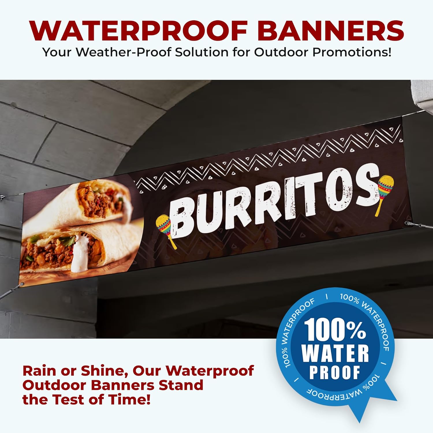 Burritos Large Banner