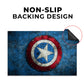 Captain America Shield Decor Rug- 62x40 inches