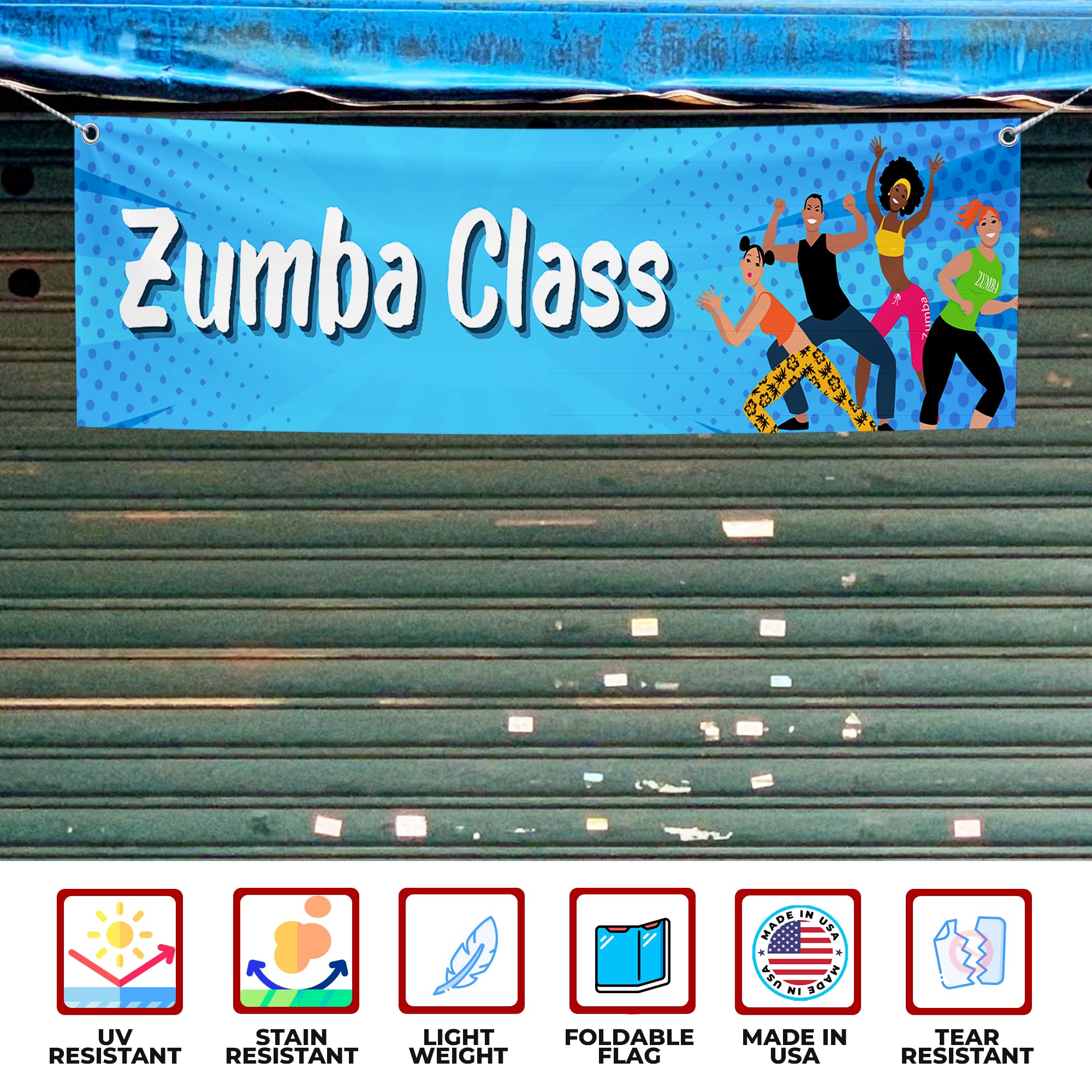 Zumba Class Large Banner