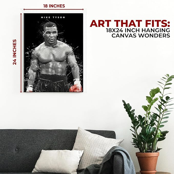 Mike Tyson Wall Canvas Set of 1