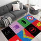 Avengers Masks & Simbols Decor Rug- 62x40 inches