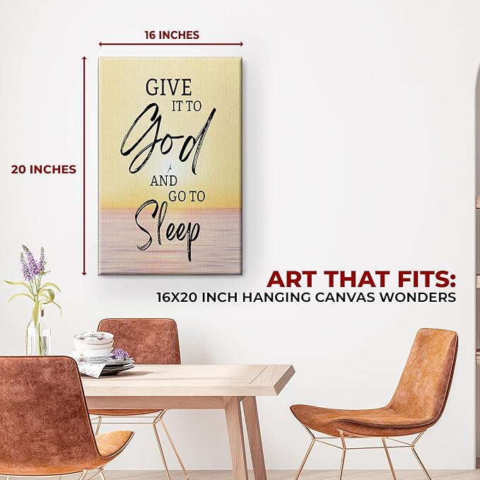 Give It To God Wall Canvas | Set of 1