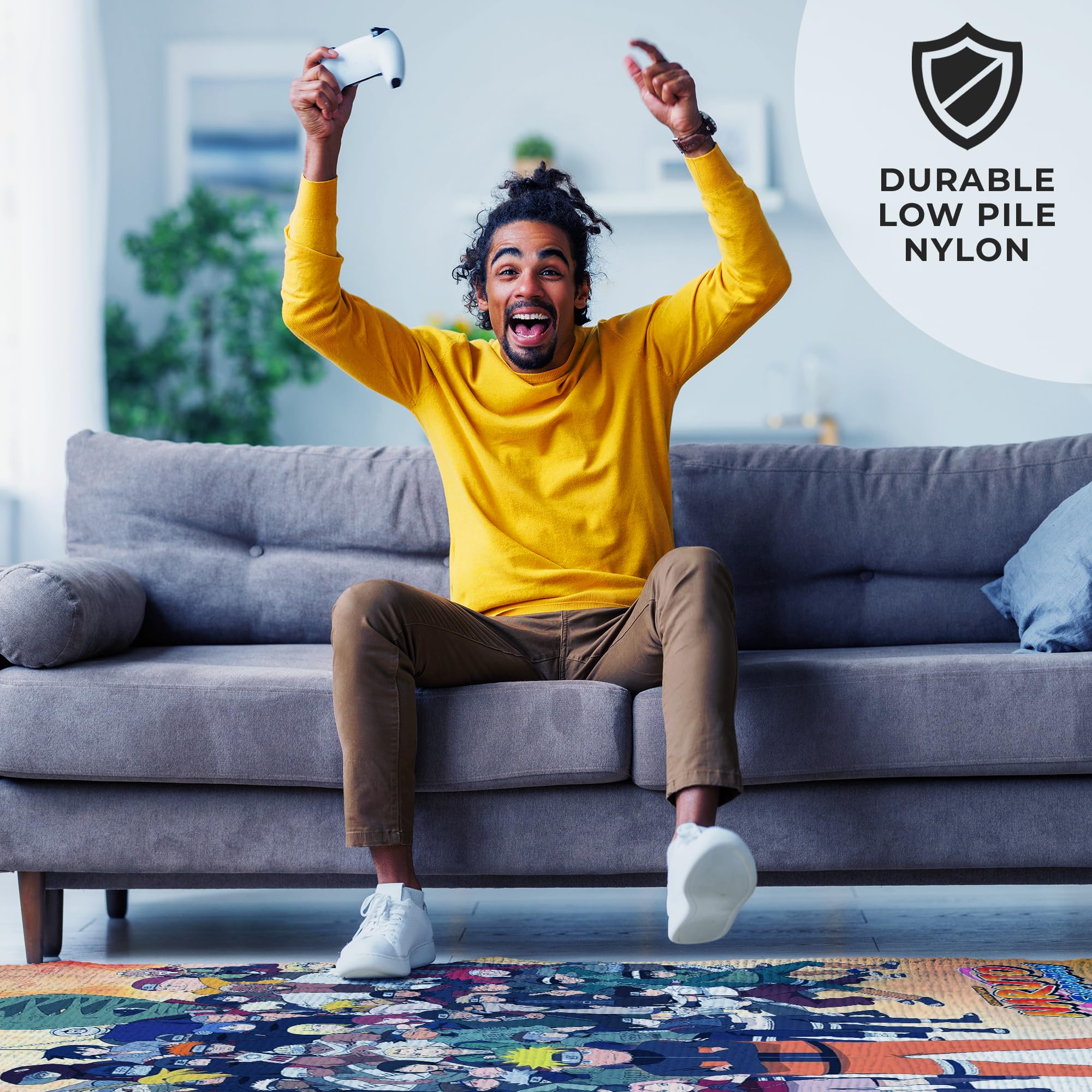 Naruto, Friends & Enemies Decor Rug- 62x40 inches