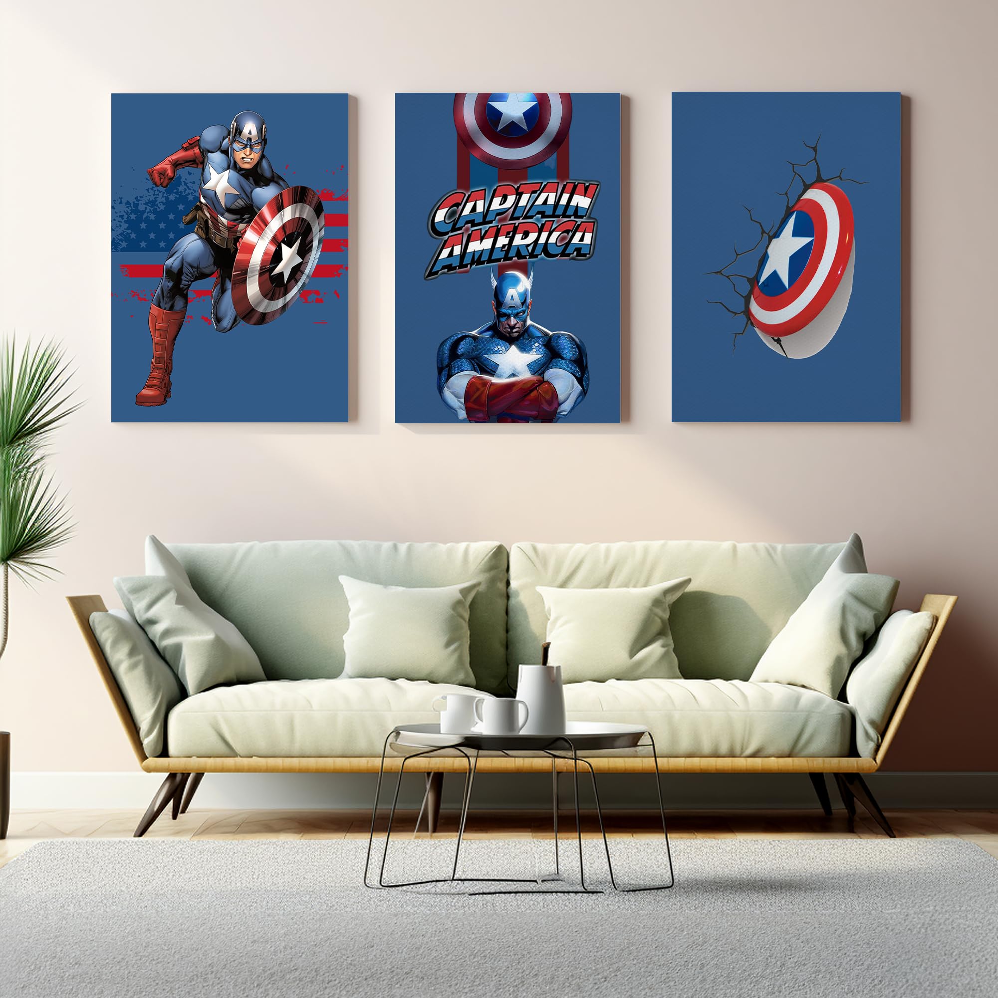 Captain America Wall Canvas