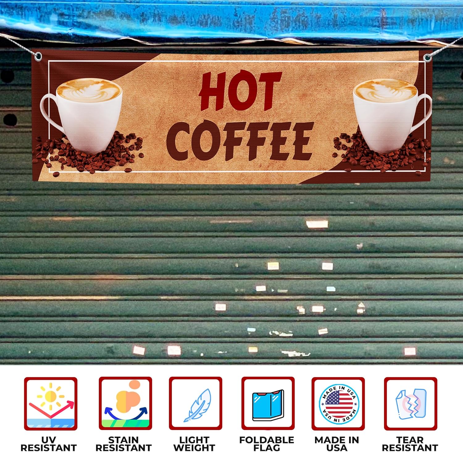 Hot Coffee Large Banner