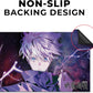 Satoru Gojo Design Gaming Rug - 62x40 inches, Anime-inspired decor, Premium Quality
