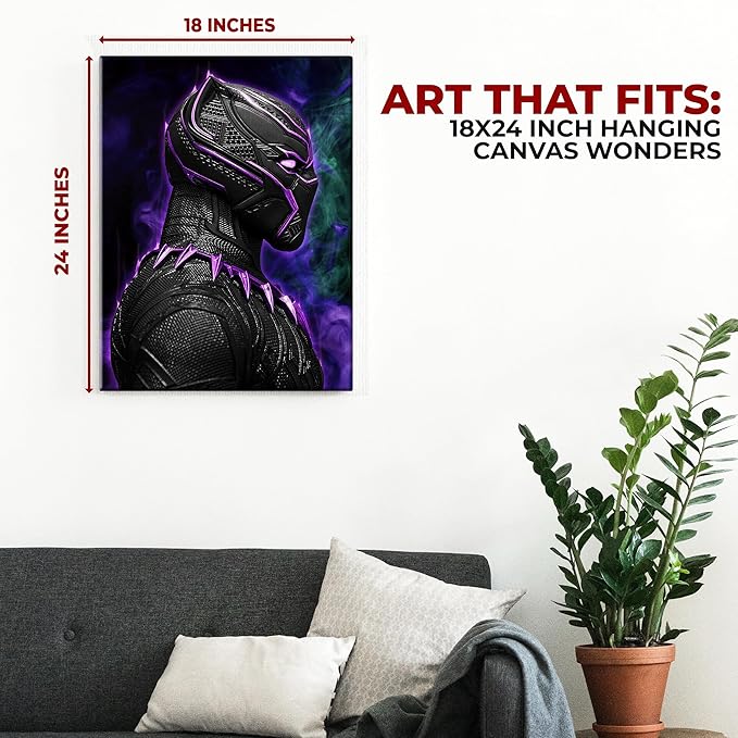 Black Panther Wall Canvas