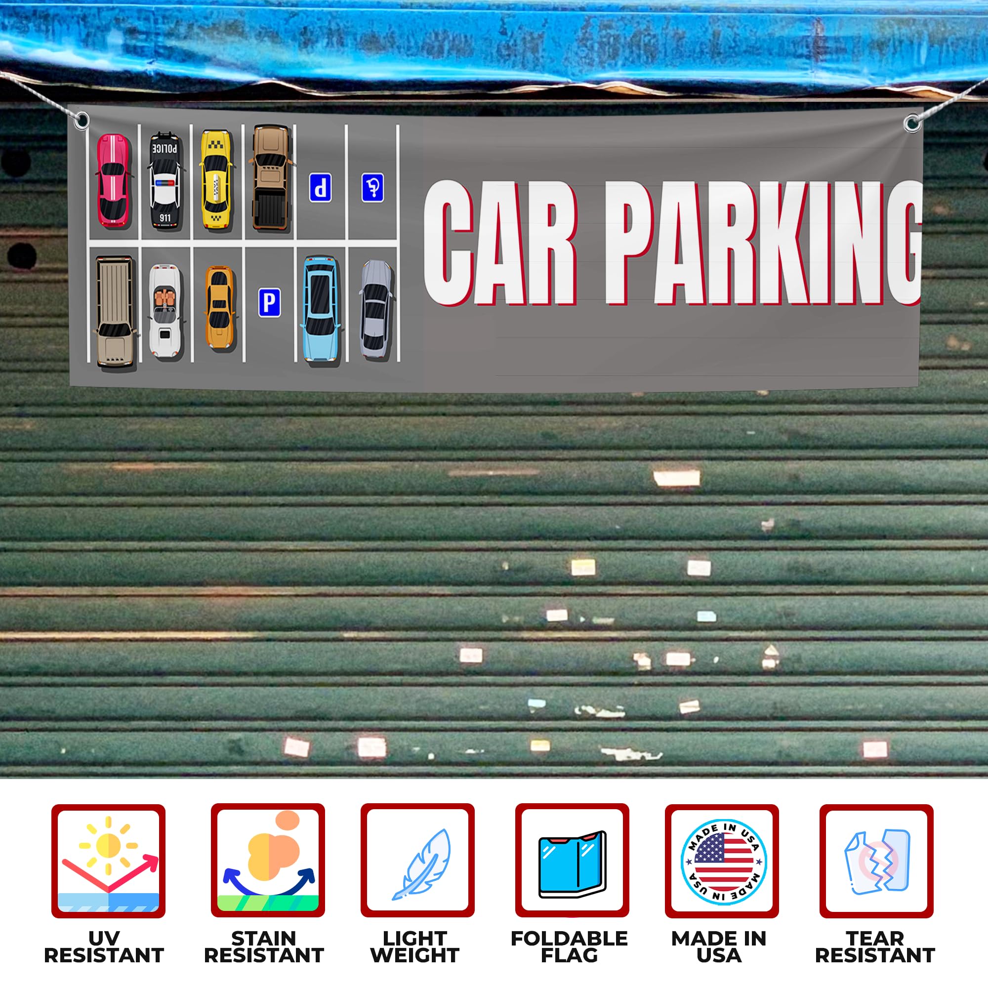 Car Parking Large Banner