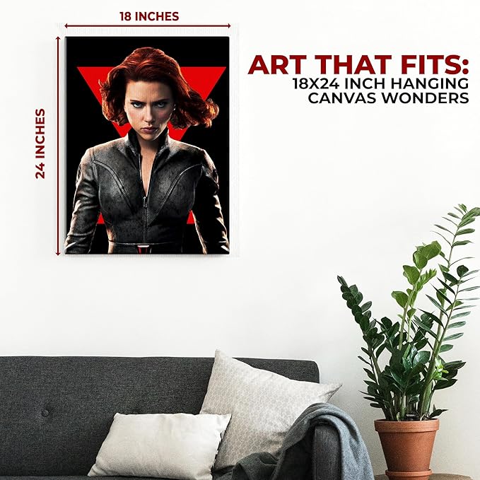 Black Widow Wall Canvas