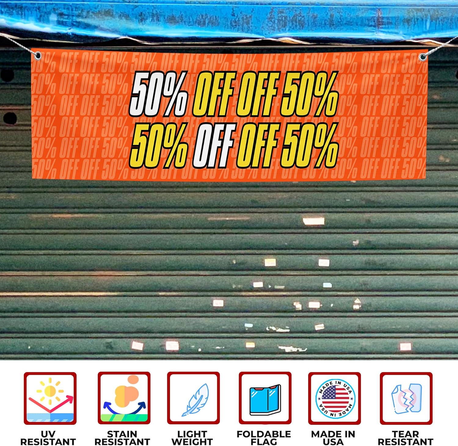 50% Off Large Banner