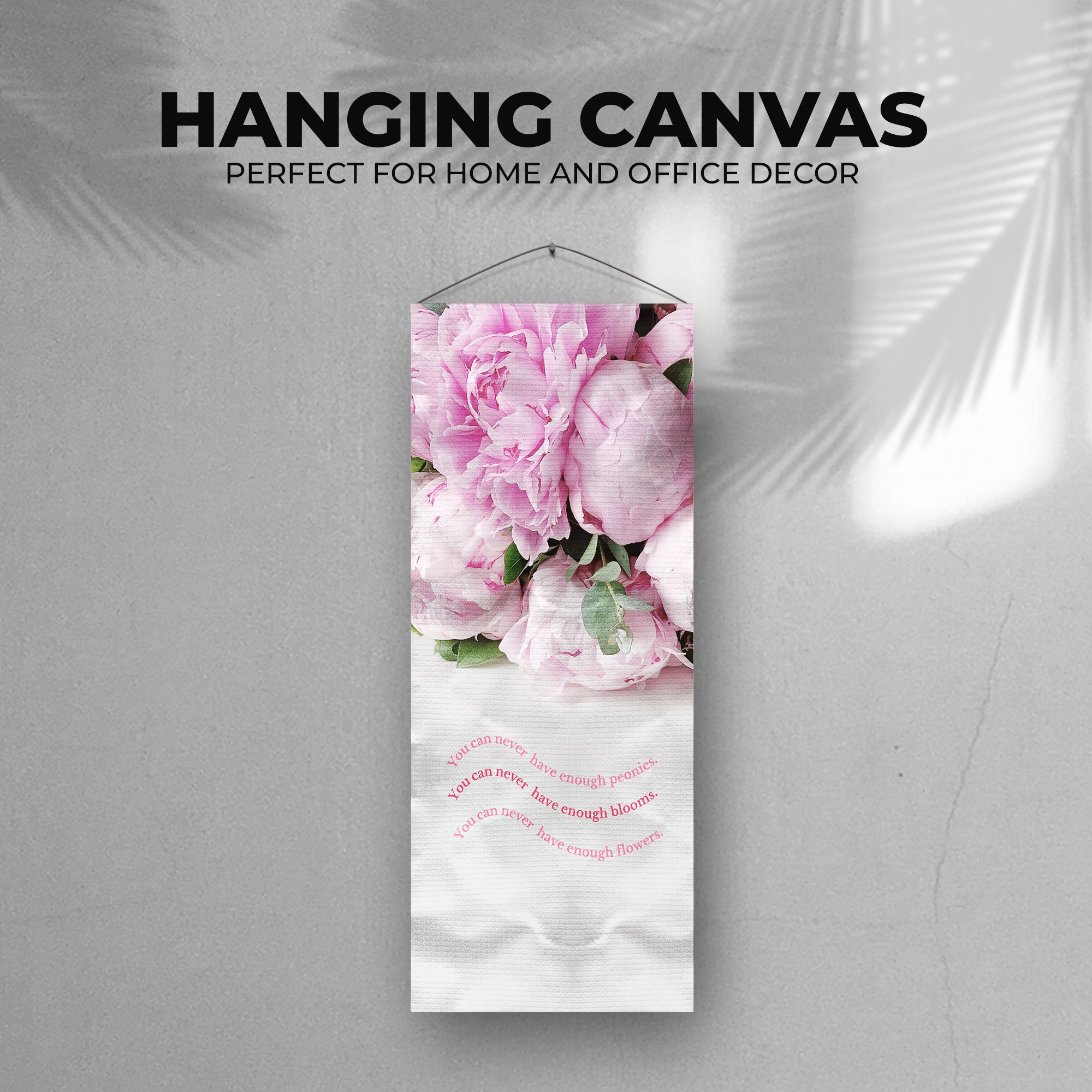 Blooms Hanging Wall Banner