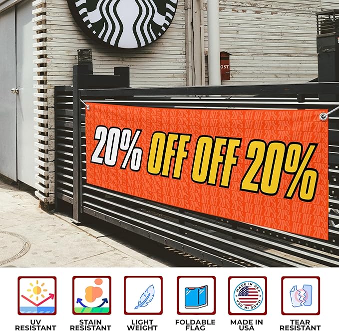 20% Off Large Banner