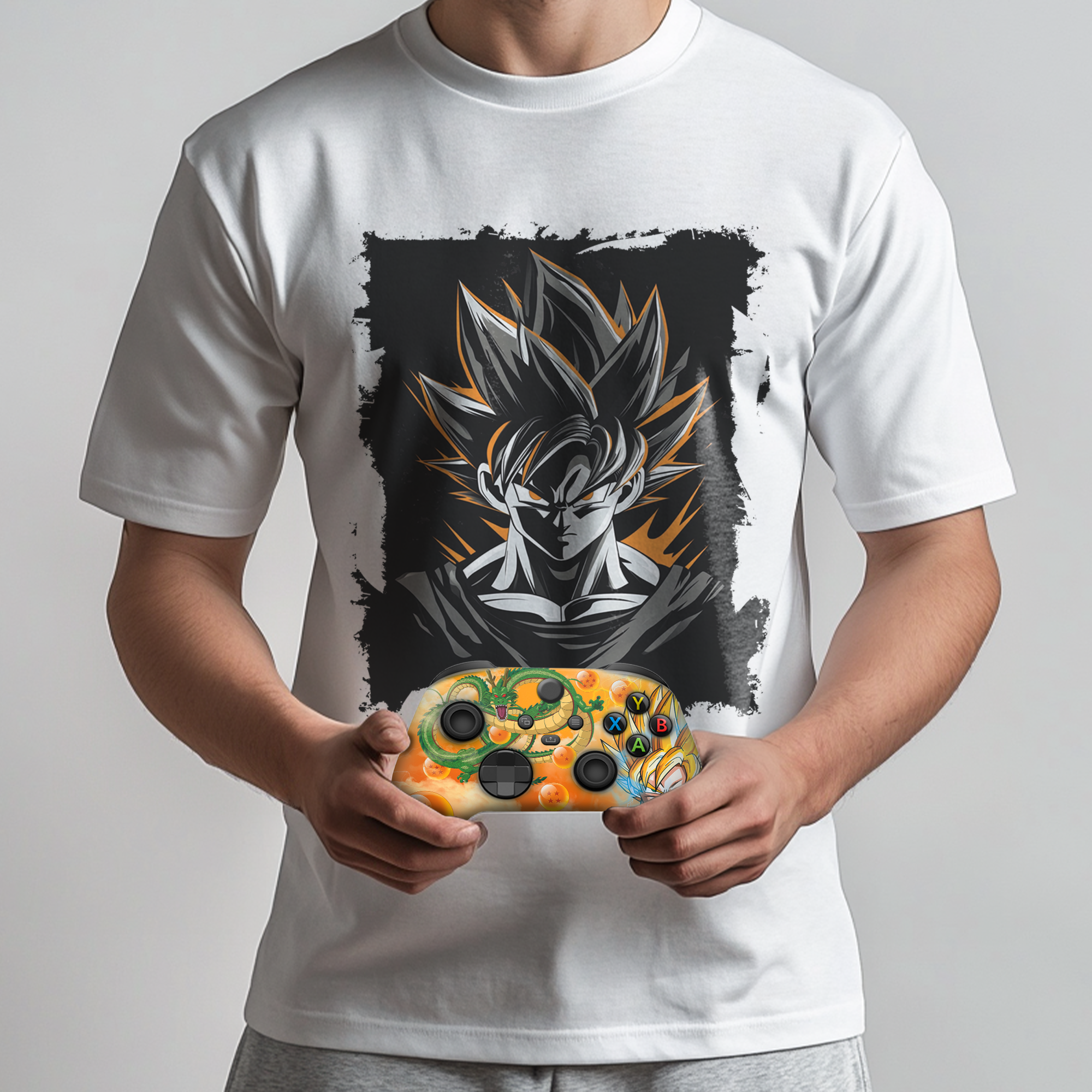 DBZ Goku Bundle – T-Shirt & Xbox Series X Controller