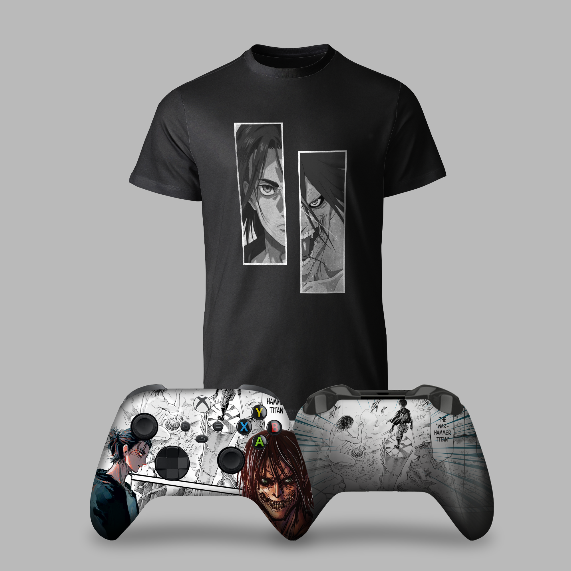 Attack on Titan Bundle – T-Shirt & Xbox Series X Controller