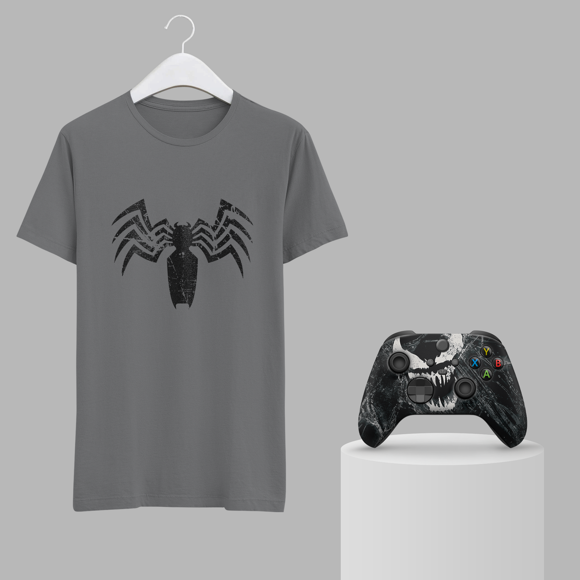 Venom Bundle – T-Shirt & Xbox Series X Controller Gray