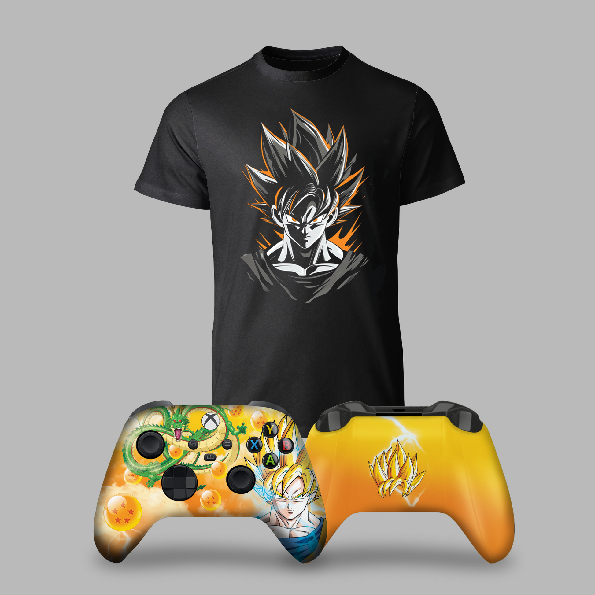 DBZ Goku Bundle – T-Shirt & Xbox Series X Controller Black