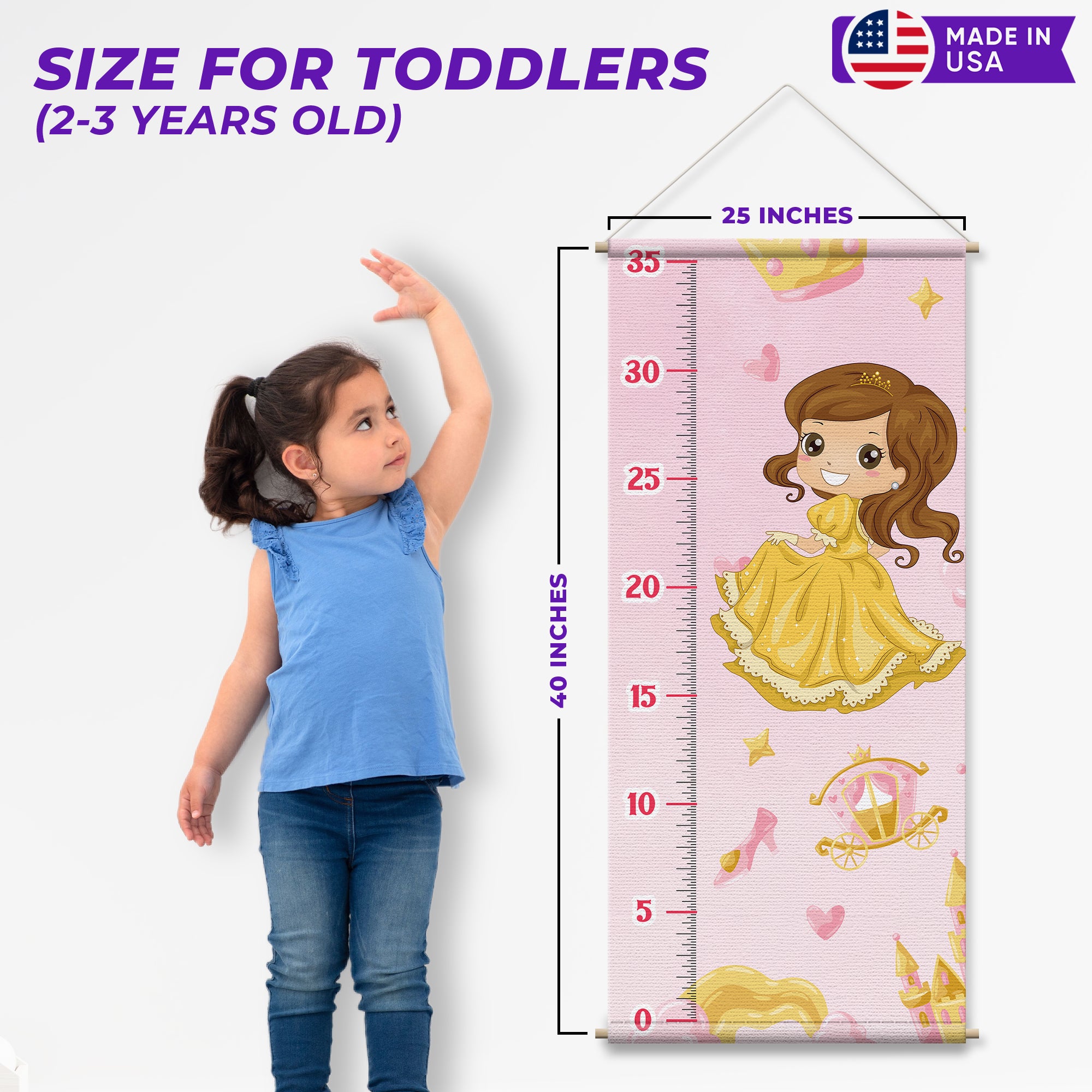 Dream Controller Princess Toddler Growth Chart