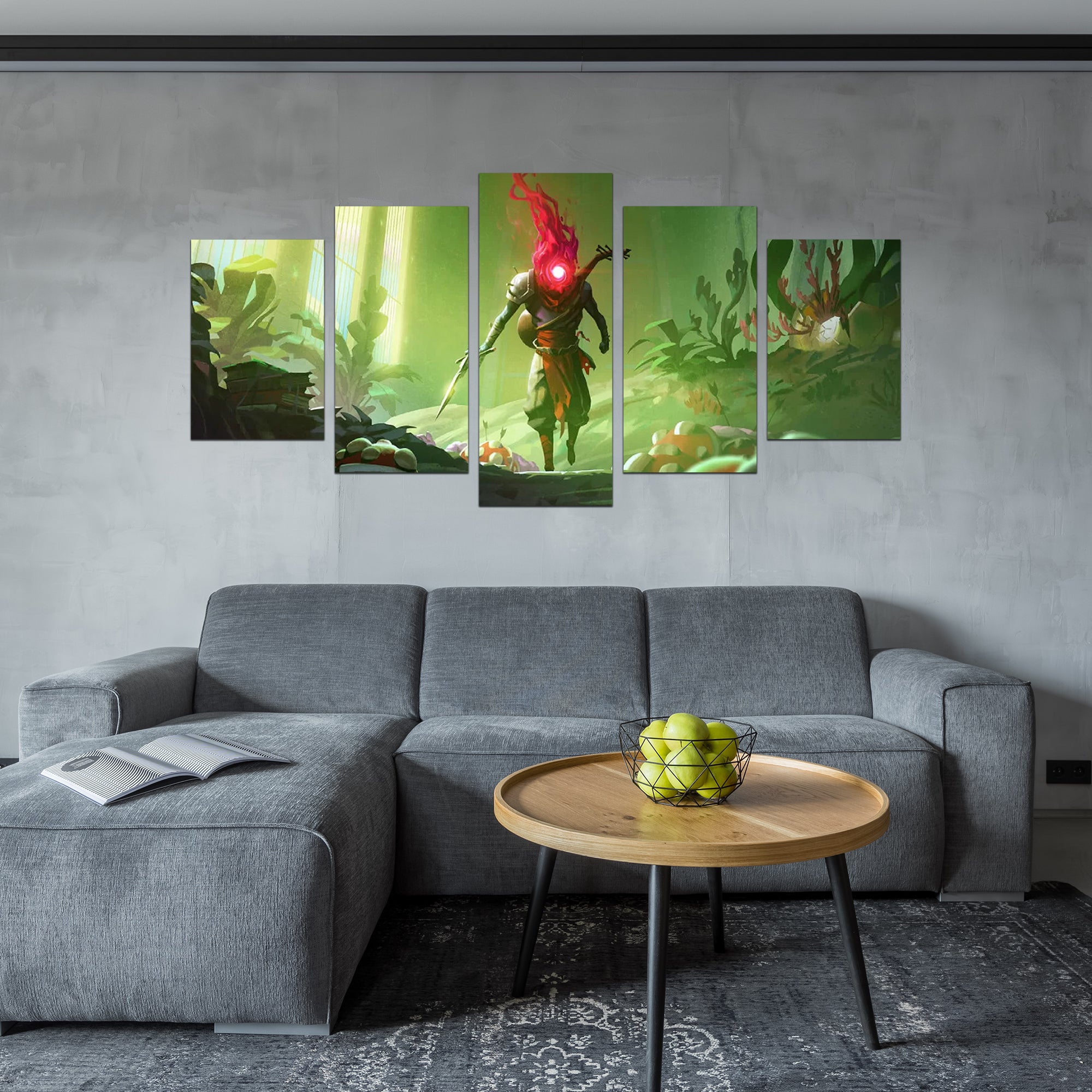 Dead Cells Inspired Wall Canvas Art: Unveil the Hauntingly Beautiful World - Versatile Sizing