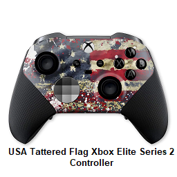 USA Tattered Flag Xbox Elite Series 2 Controller