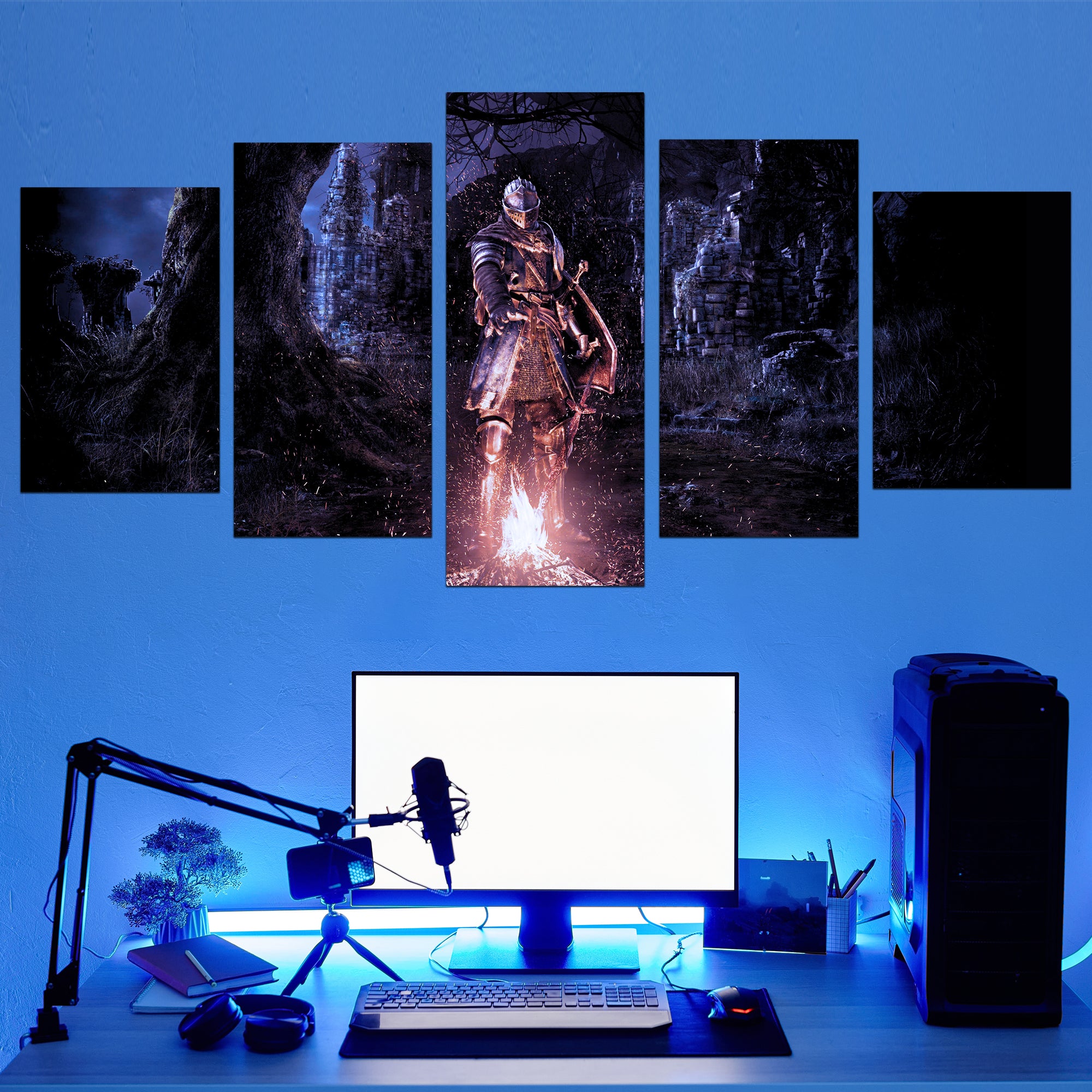 Dark Souls Wall Canvas Set to Redefine Your Space - Vivid Colors and Details