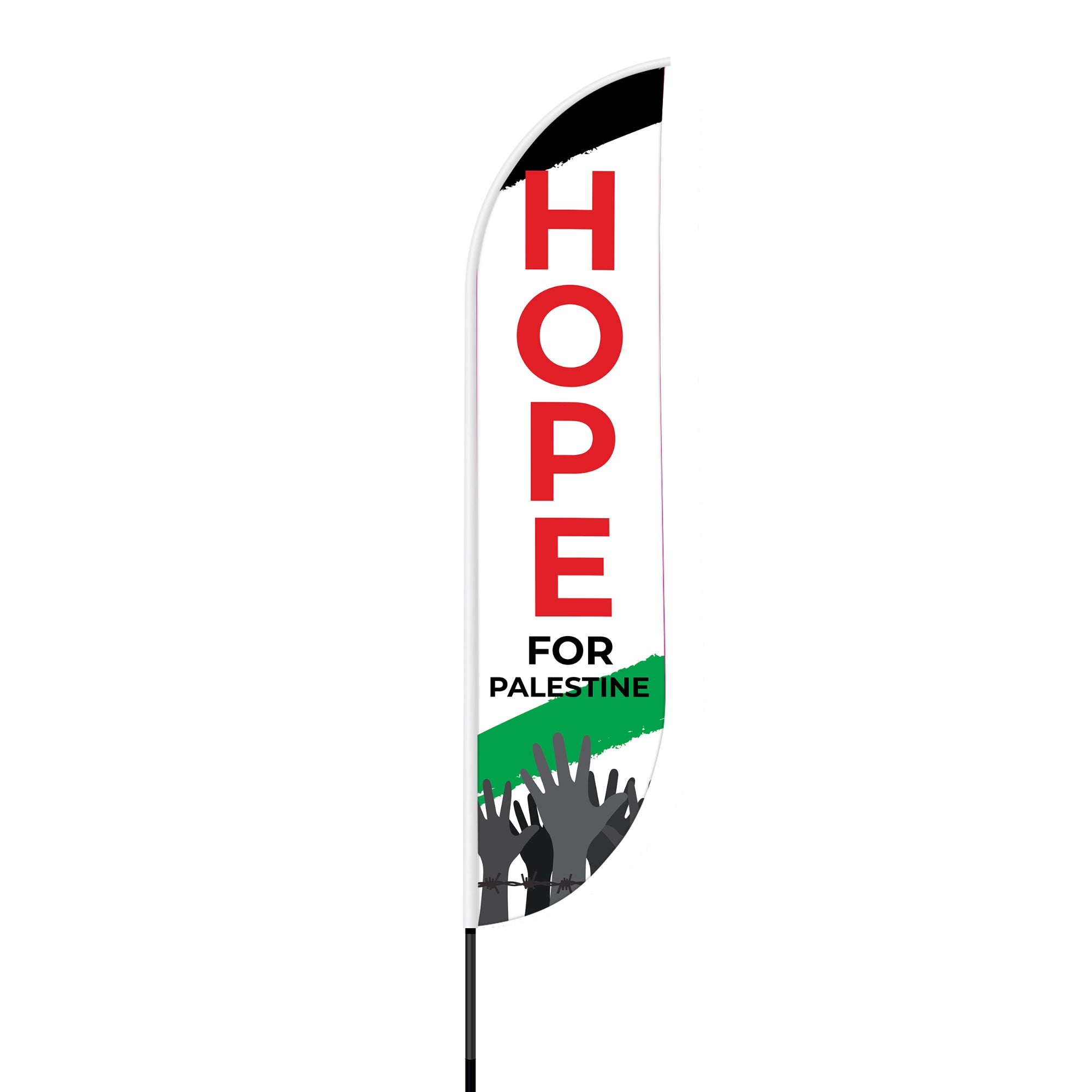 'Hope for Palestine' Feather Flag