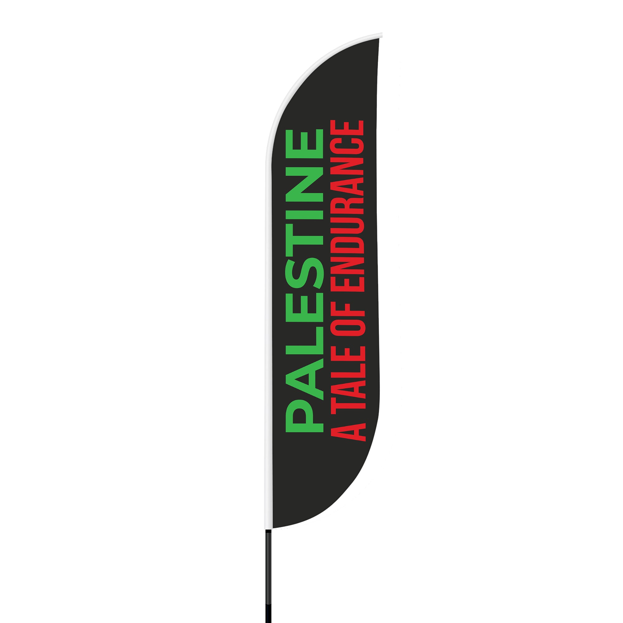 Palestine A Tale of Endurance - Feather Flag