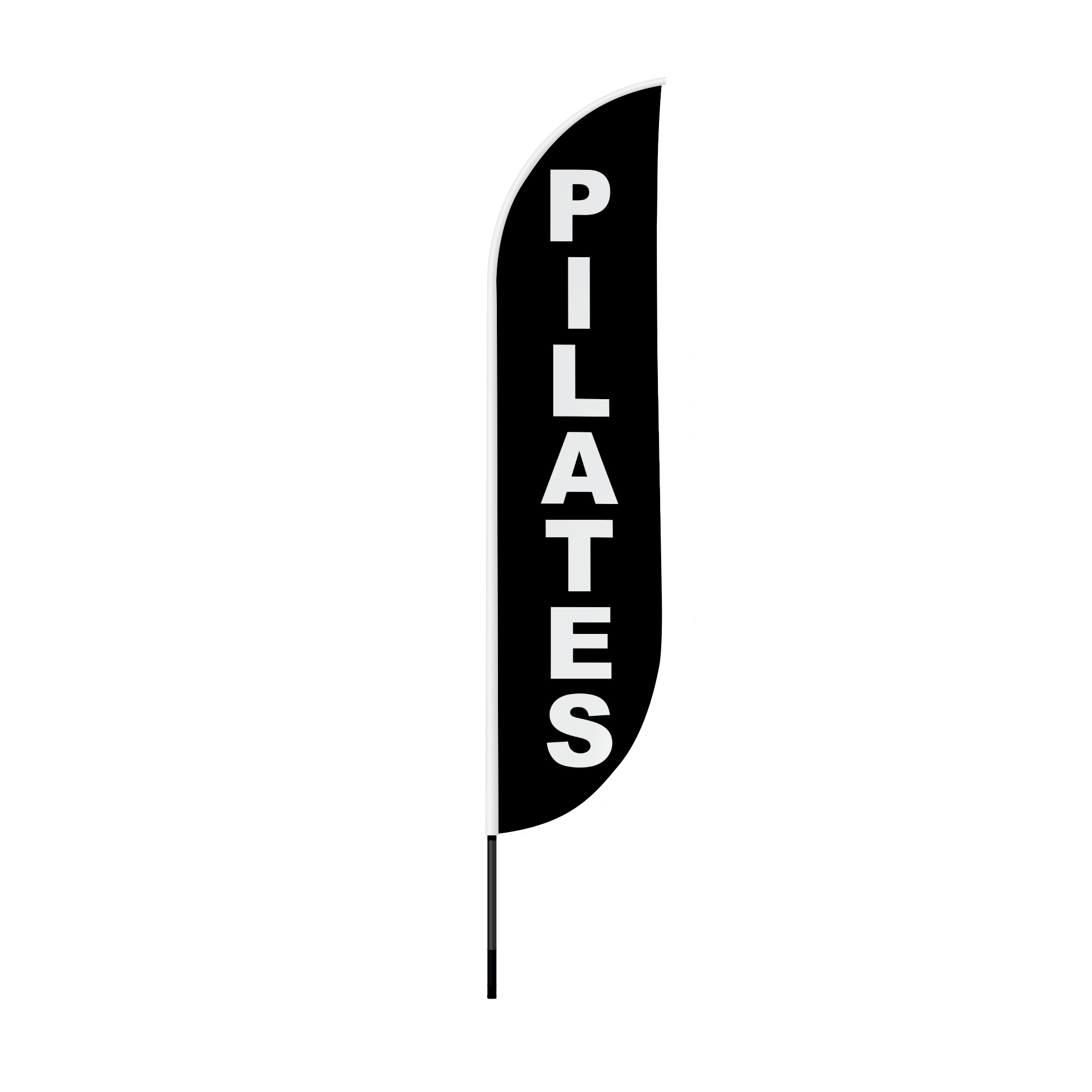 Pilates Feather Flag / Swooper Flag