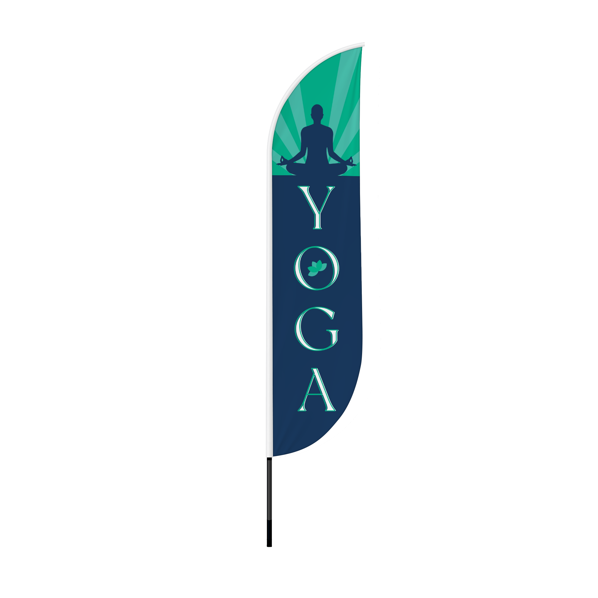 Yoga Feather Flag / Swooper Flag