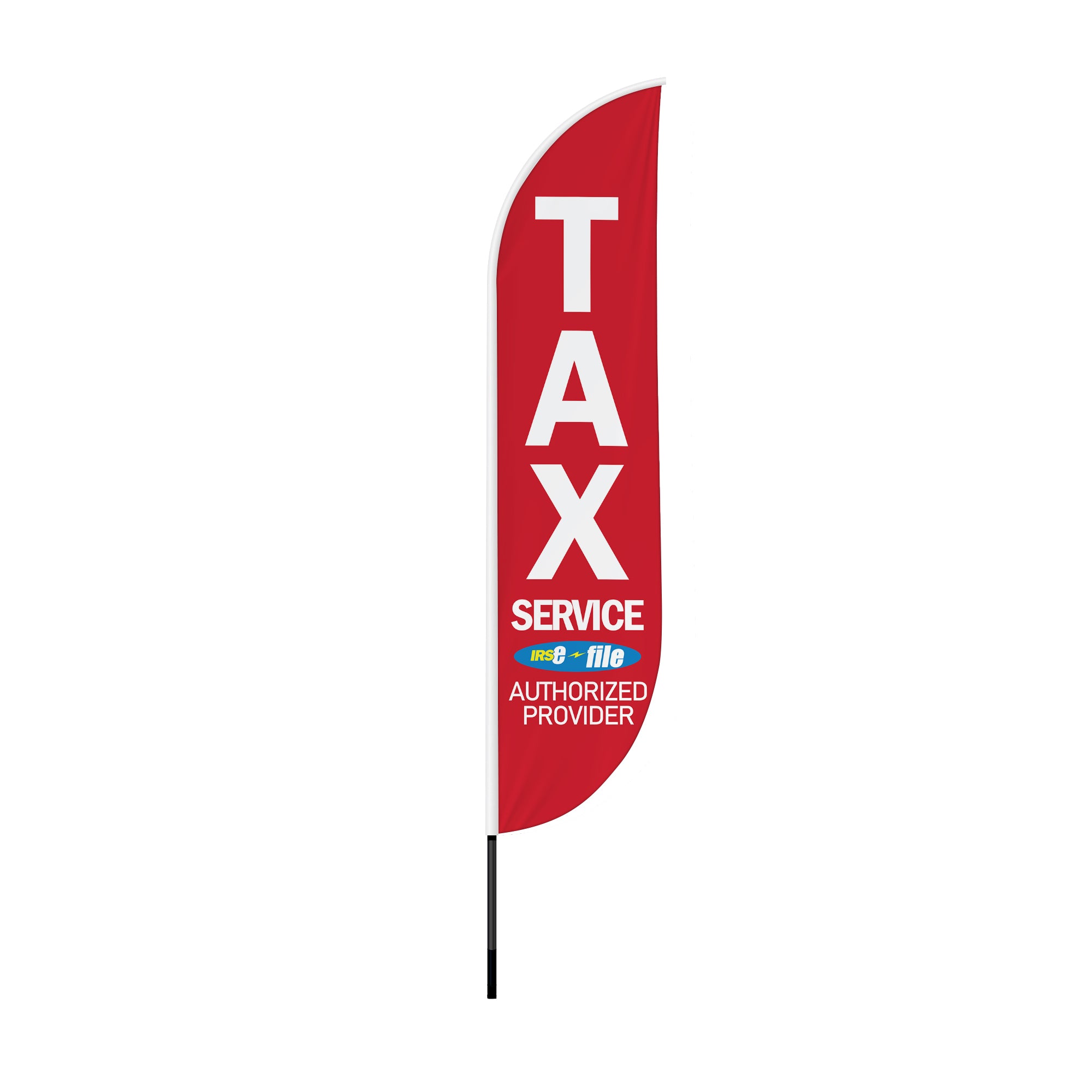Tax Service Authorised Provider Feather Flag / Swooper Flag