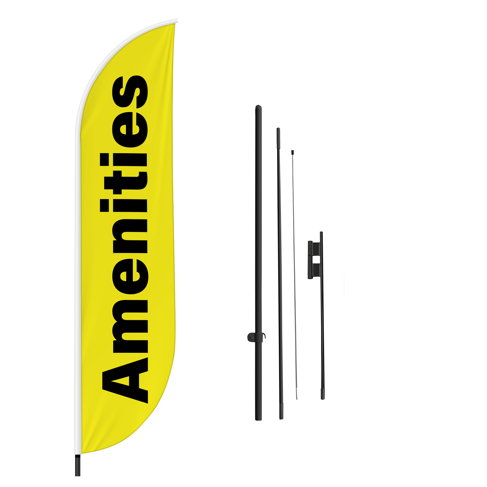 Amenities Feather Flag / Swooper Flag