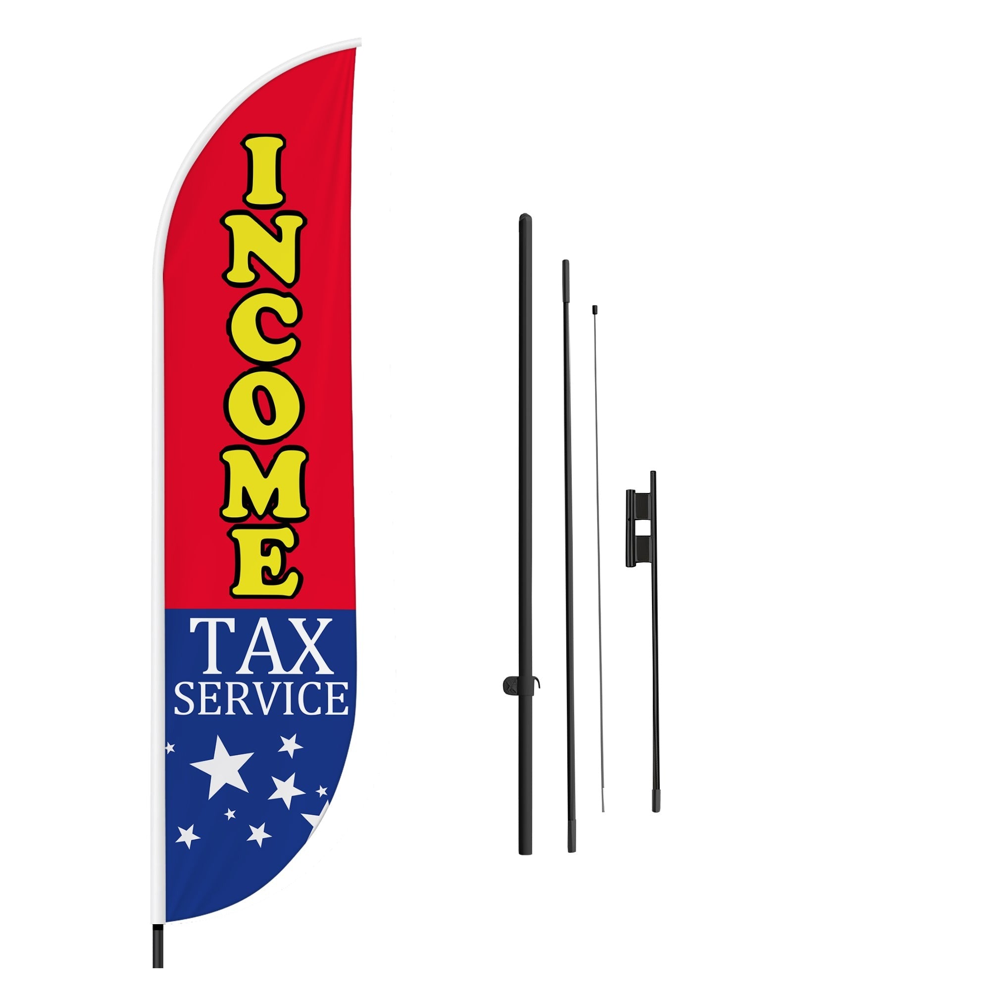 Income Tax Service Feather Flag / Swooper Flag