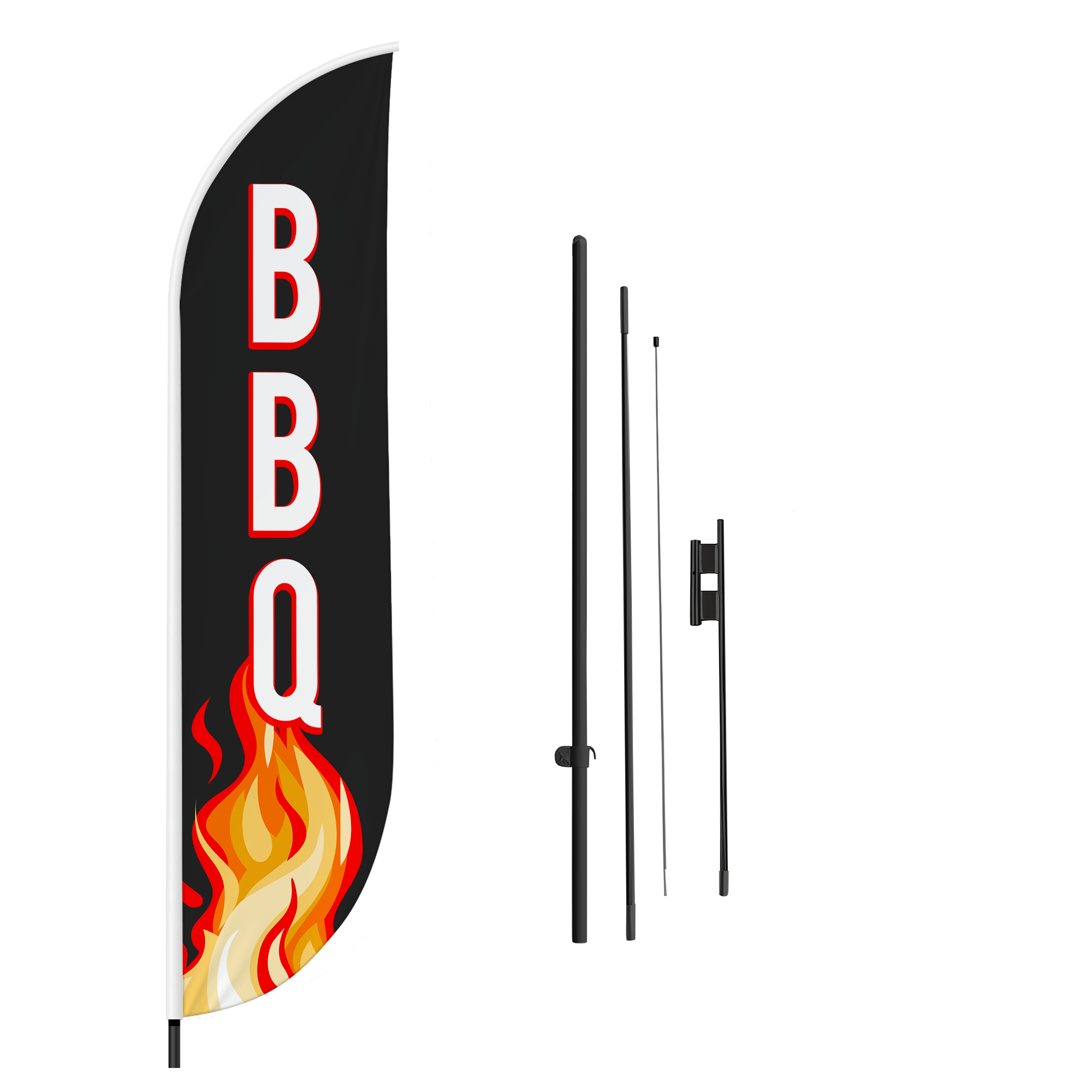 BBQ 2 Feather Flag / Swooper Flag