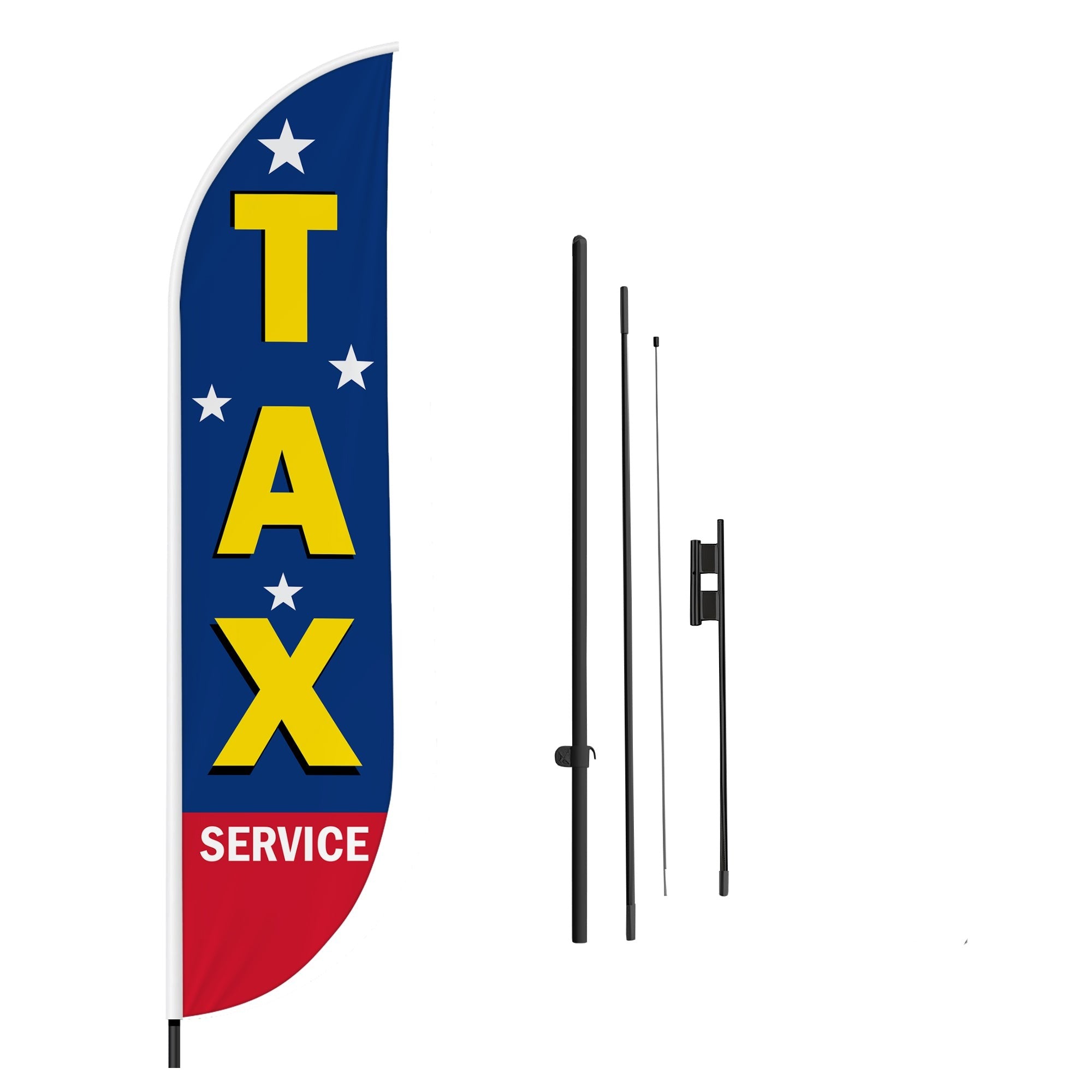 Tax Service Feather Flag / Swooper Flag