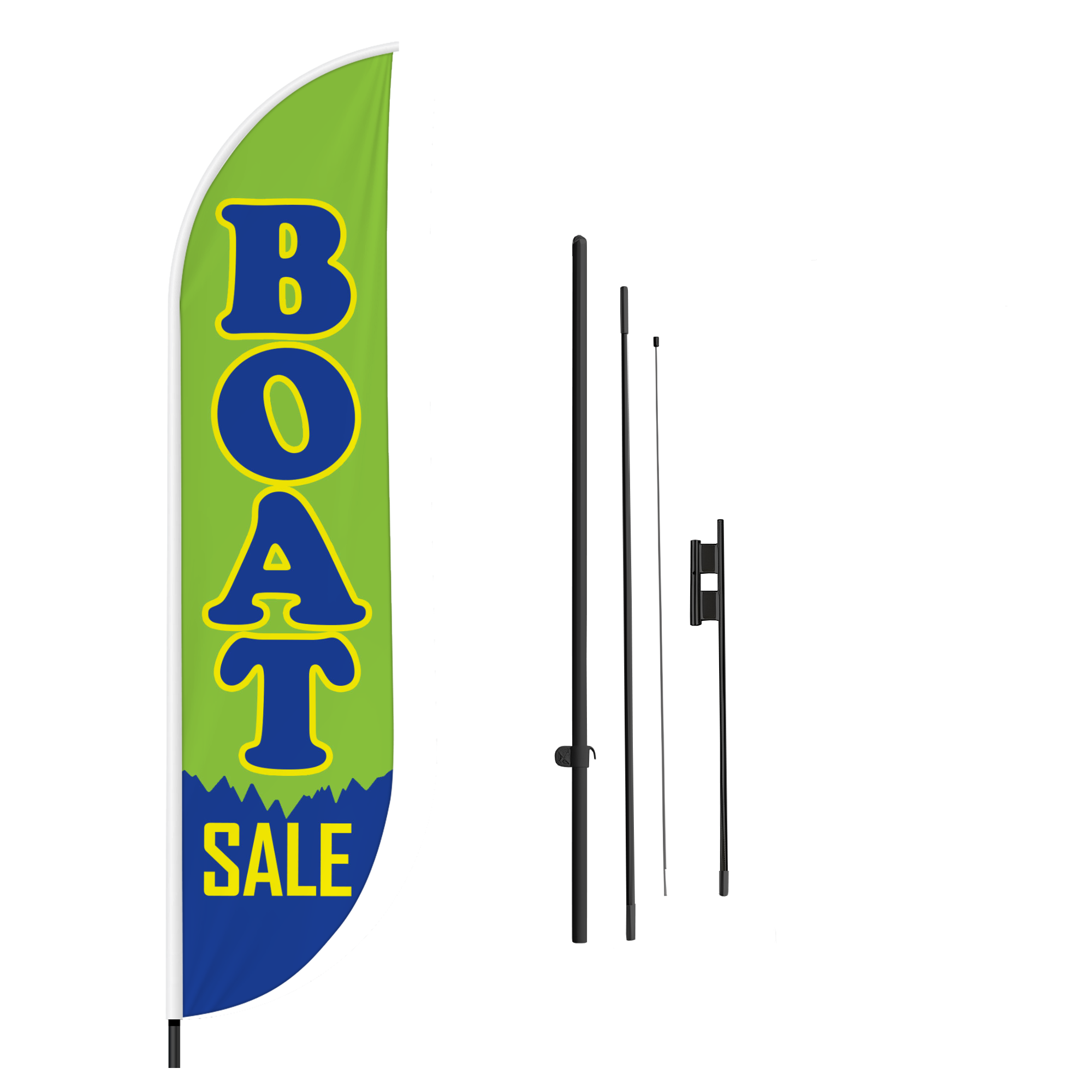 Boat Sale Feather Flag / Swooper Flag
