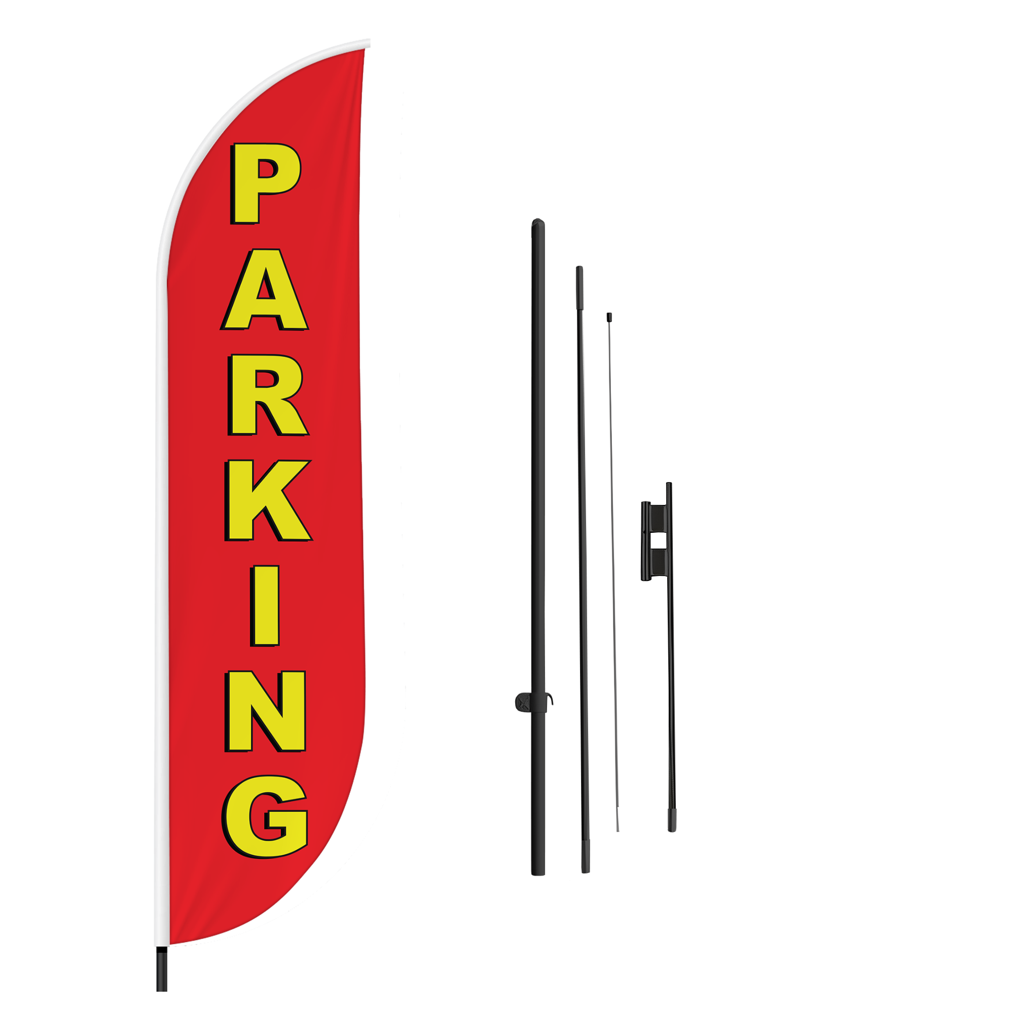 Parking 2 Feather Flag / Swooper Flag
