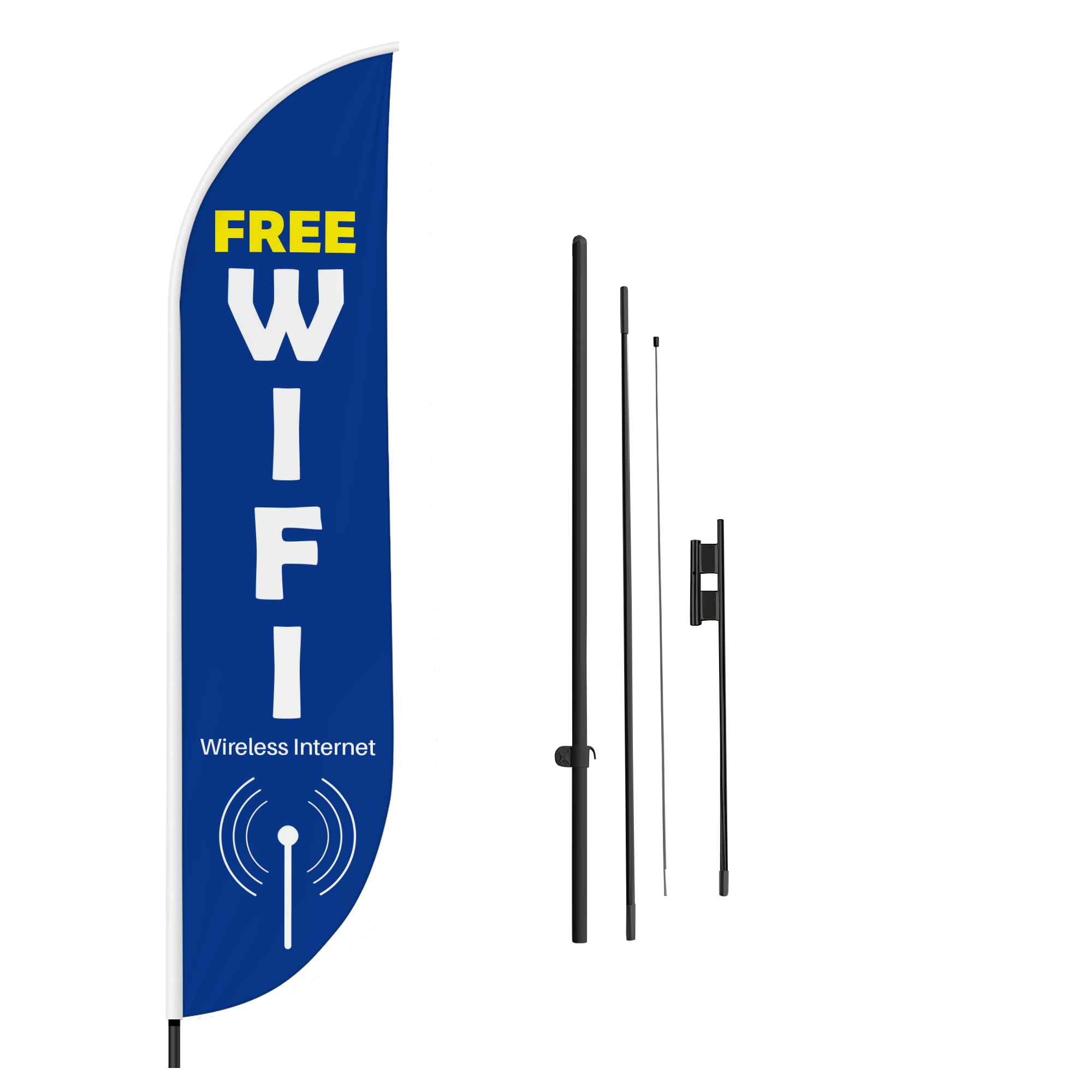 Wifi Feather Flag / Swooper Flag